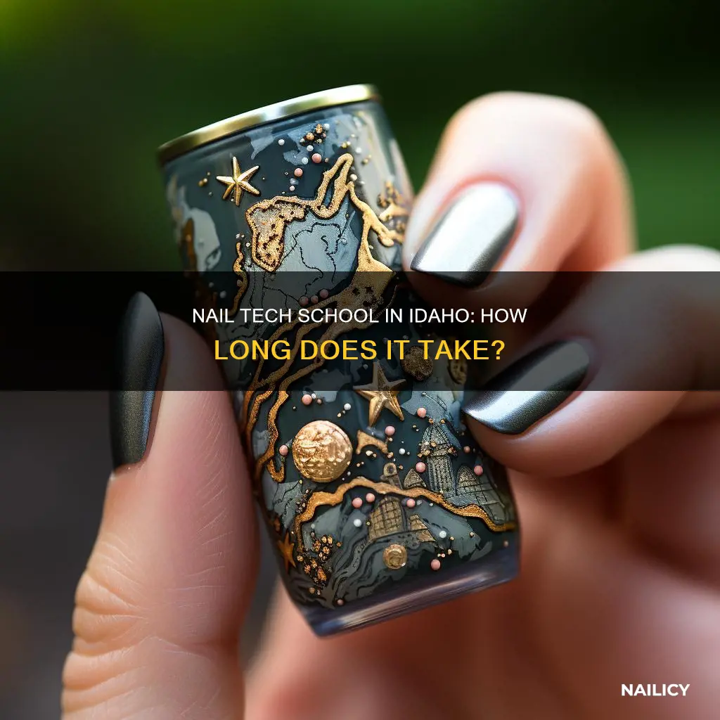 how long is nail tech school in idaho
