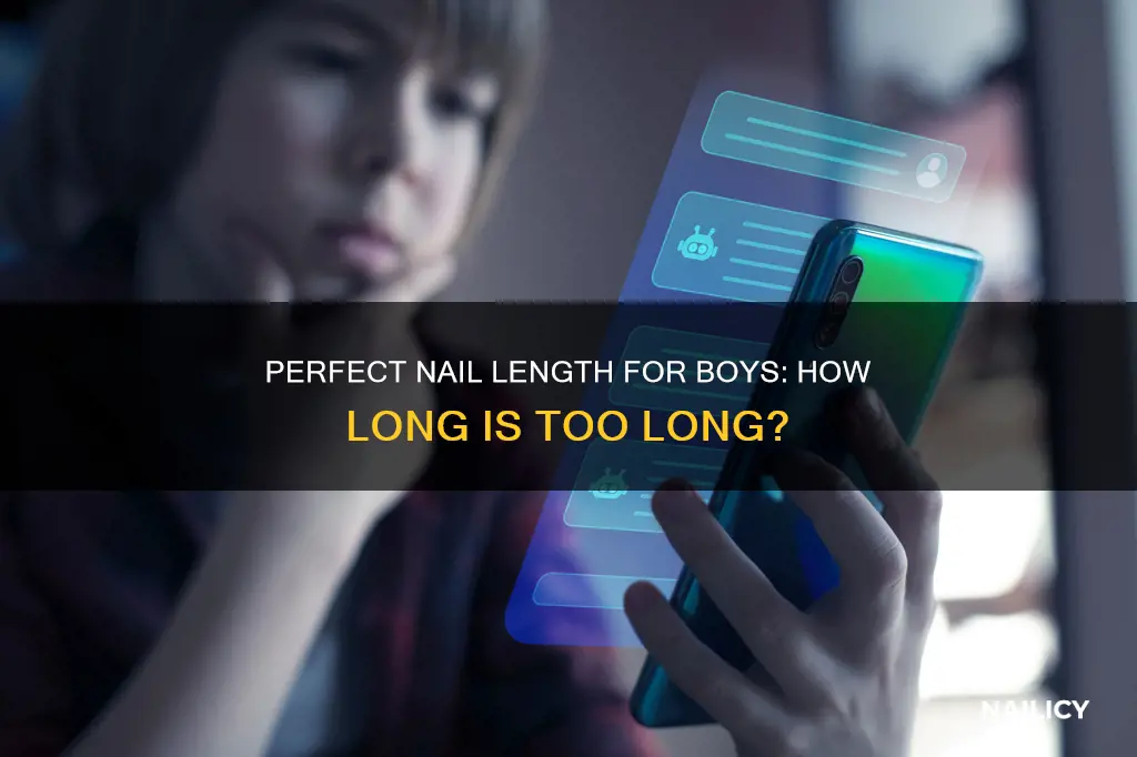 how long is too long for boy nails