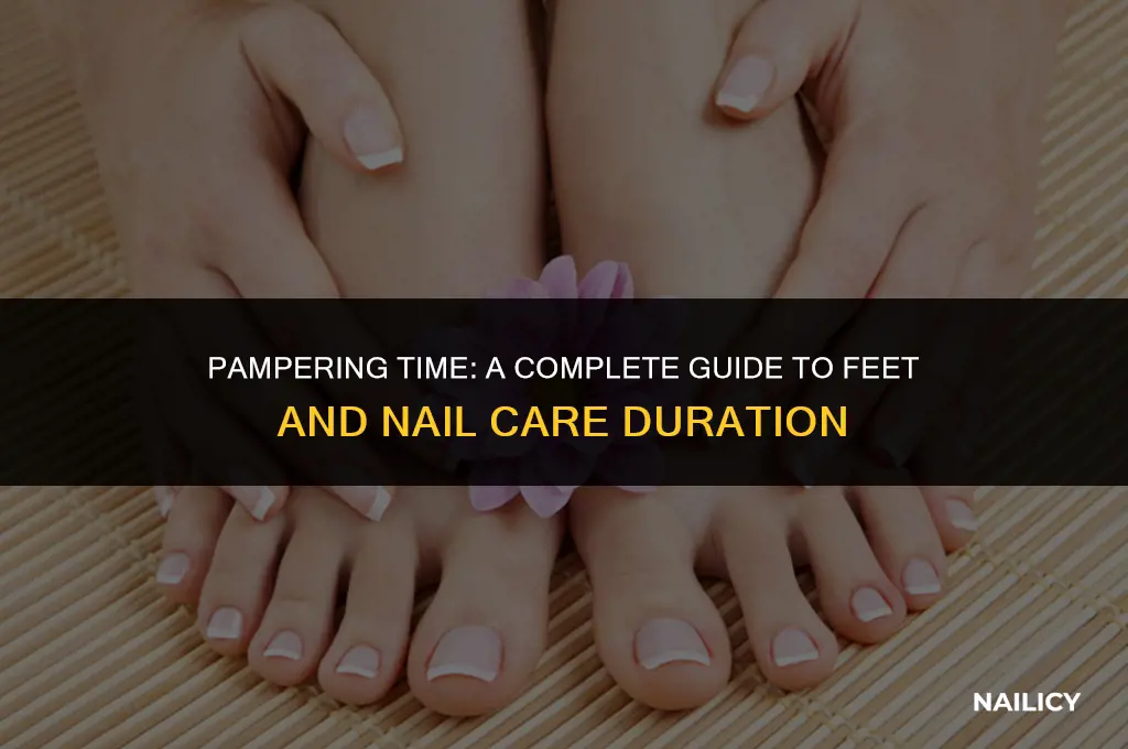 how long it take to get feet and nails done