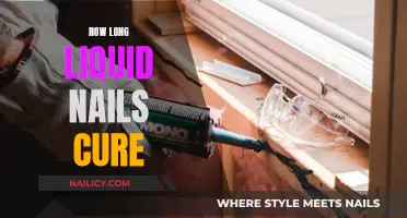 Liquid Nails: Drying Time and Curing Process Explained