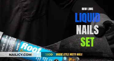 Liquid Nails: Drying and Curing Time Explained