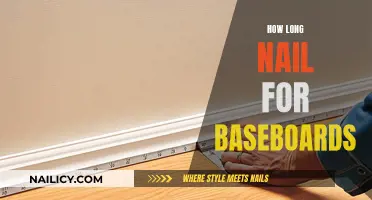 Choosing the Right Length of Nails for Baseboards