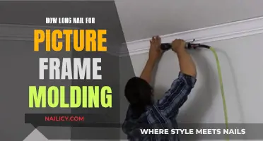 Choosing the Right Nails for Picture Frame Molding