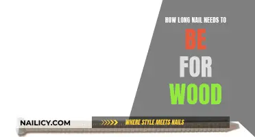 Choosing the Right Nail Length for Woodworking Projects