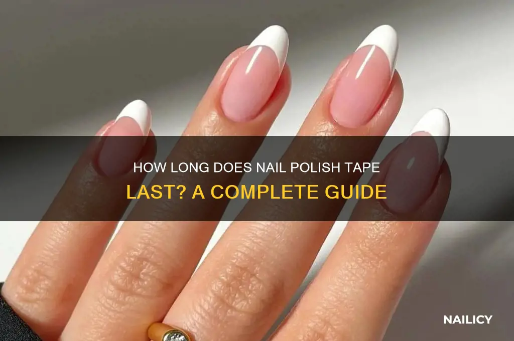how long nail polish tape
