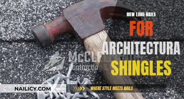 The Ideal Nail Length for Architectural Shingles