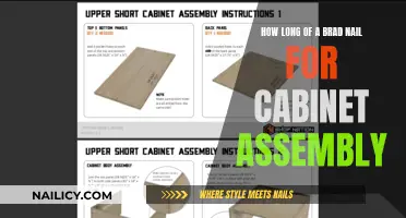 Choosing the Right Brad Nail Length for Cabinet Assembly