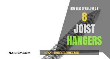 Nail Length for Securing 2 x 8 Joist Hangers