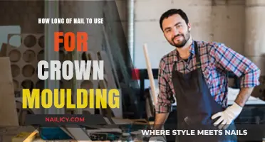 Choosing the Right Nail Length for Crown Moulding Installation