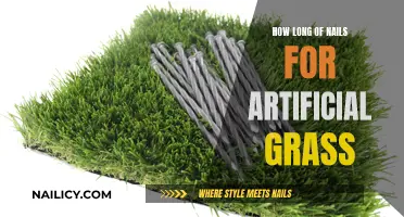 Artificial Grass Installation: Nail Length Precision