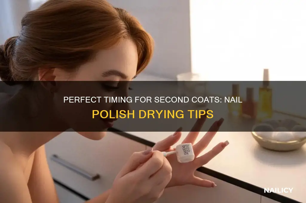 how long second coats nail polish