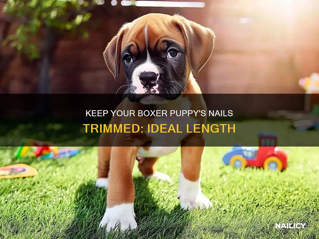 how long should a boxer puppy