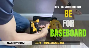 Choosing the Right Brad Nails Length for Baseboards