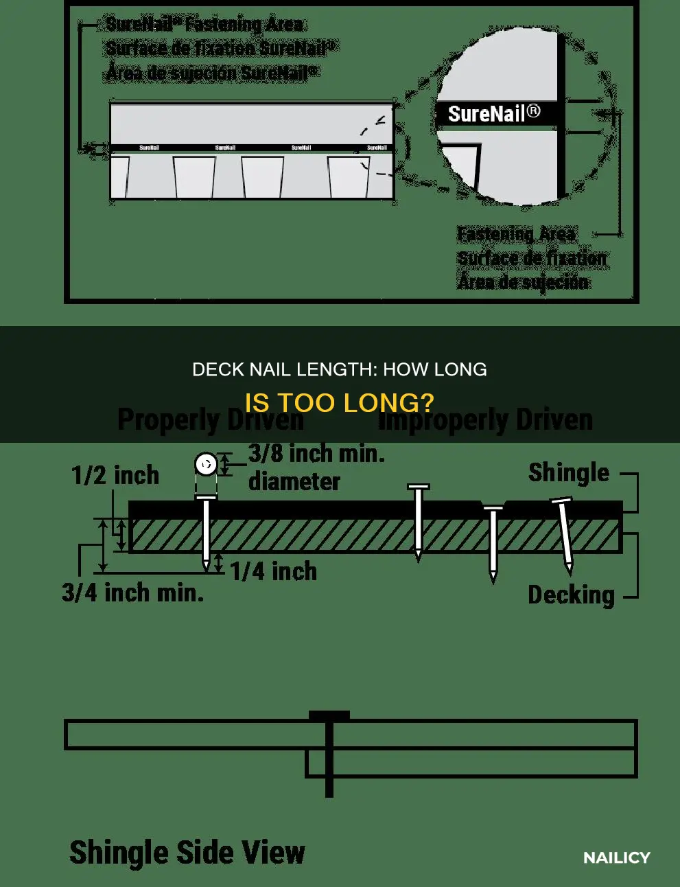 how long should deck nails be