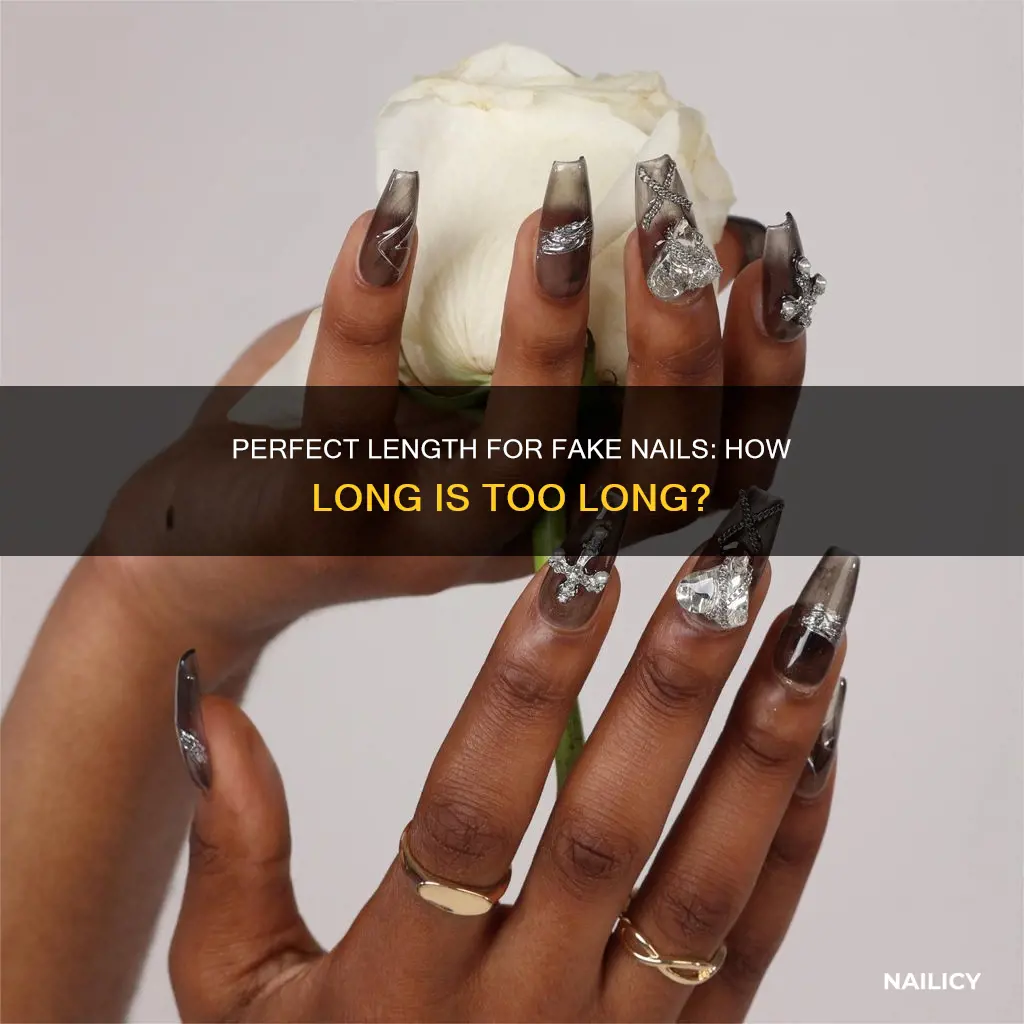 how long should fake nails be