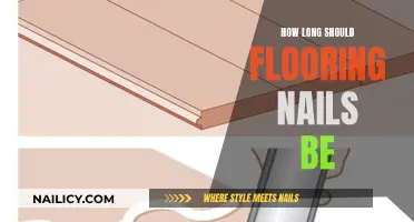 Flooring Nails: Optimal Length for Secure Flooring