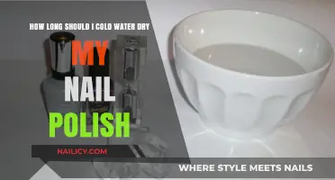 Perfectly Dry Nails: Cold Water Drying Time Tips and Tricks