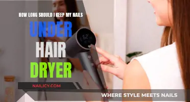 Nail Drying: Hair Dryer Time for Best Results