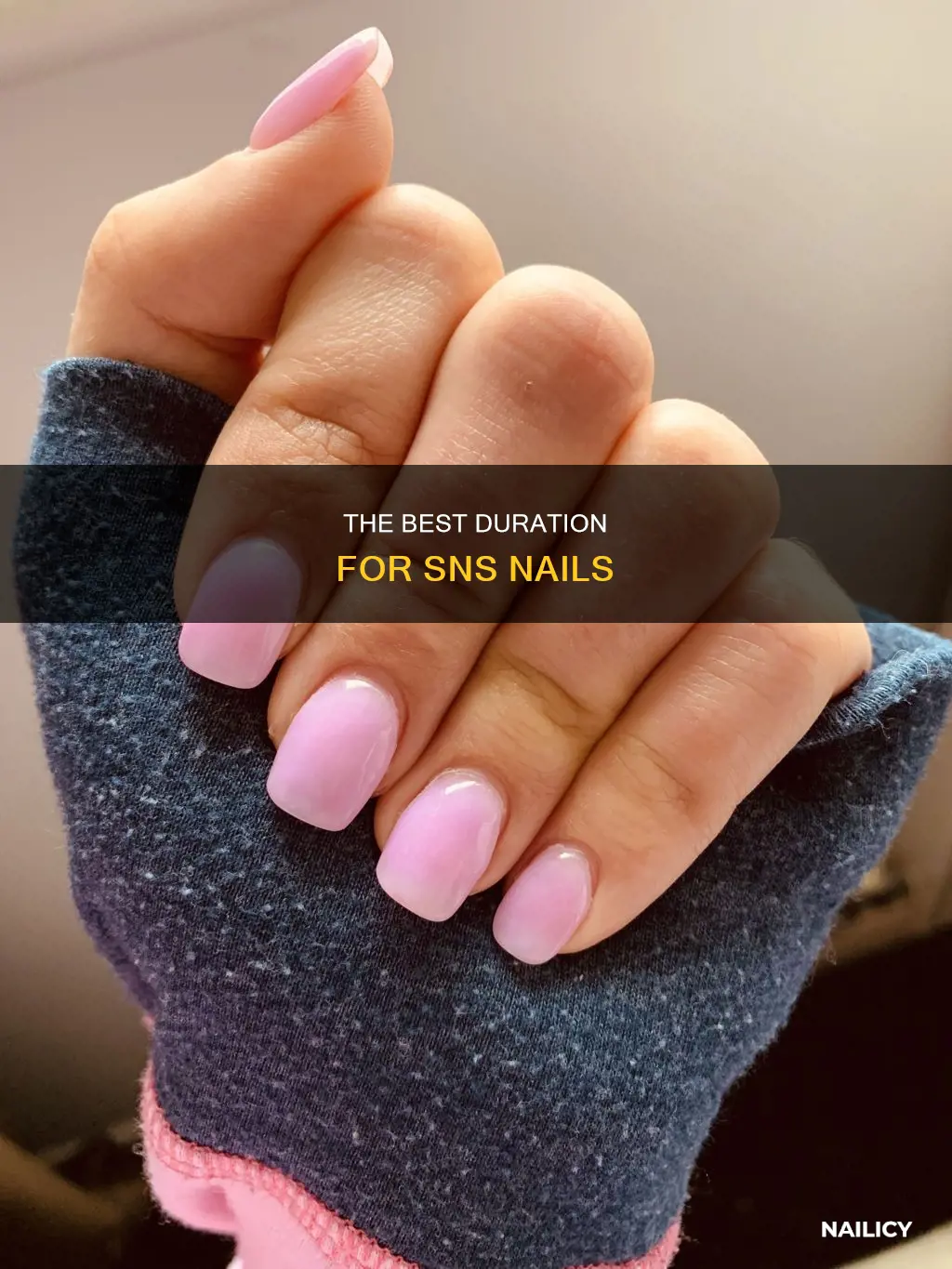 how long should i leave sns nails on
