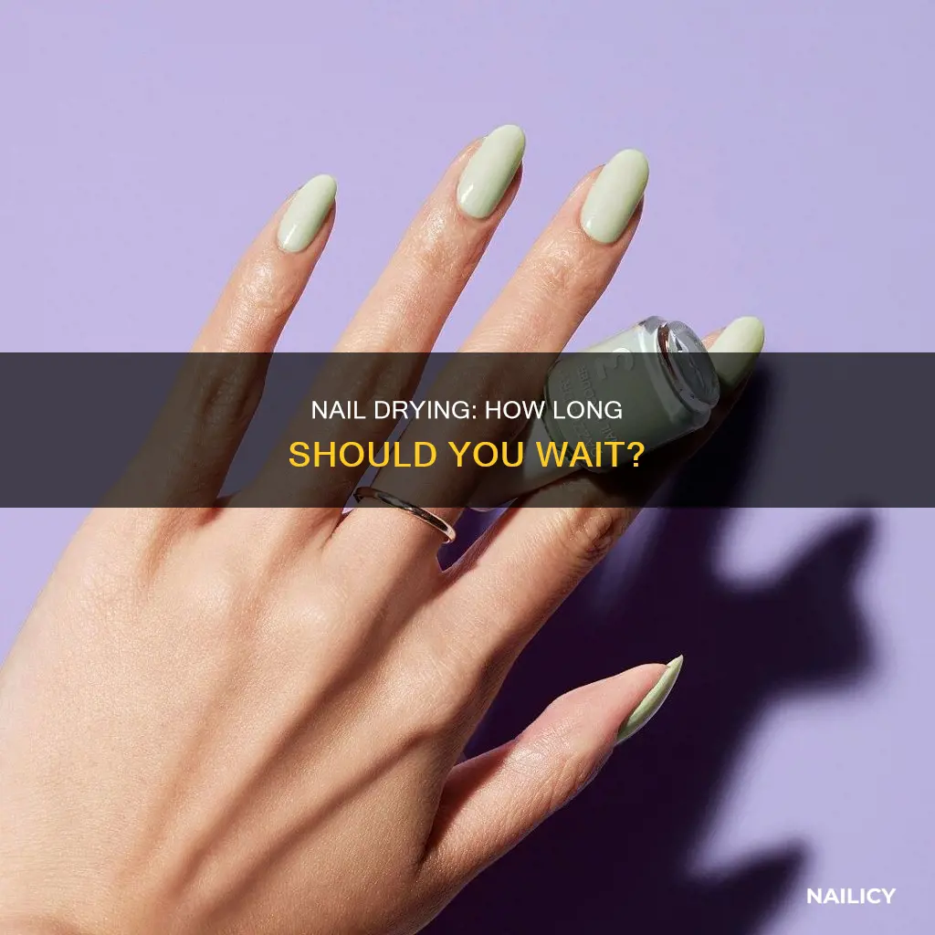 how long should i let my nails dry
