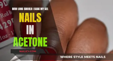 Gel Nails: Soaking in Acetone, How Long is Enough?