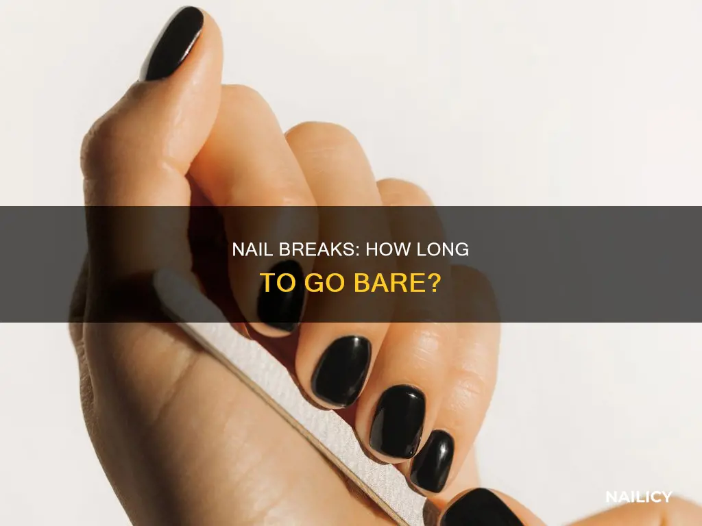 how long should leave nails unpolished