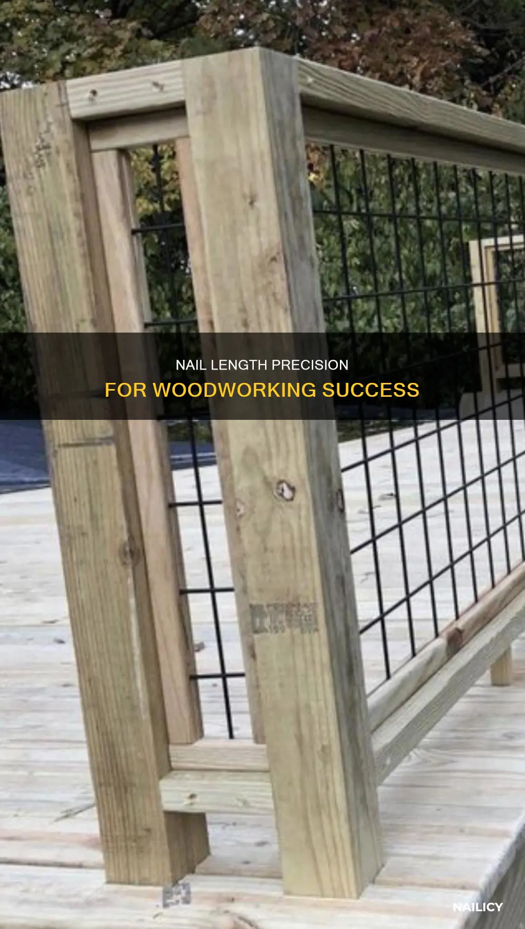 how long should nails be woodworking