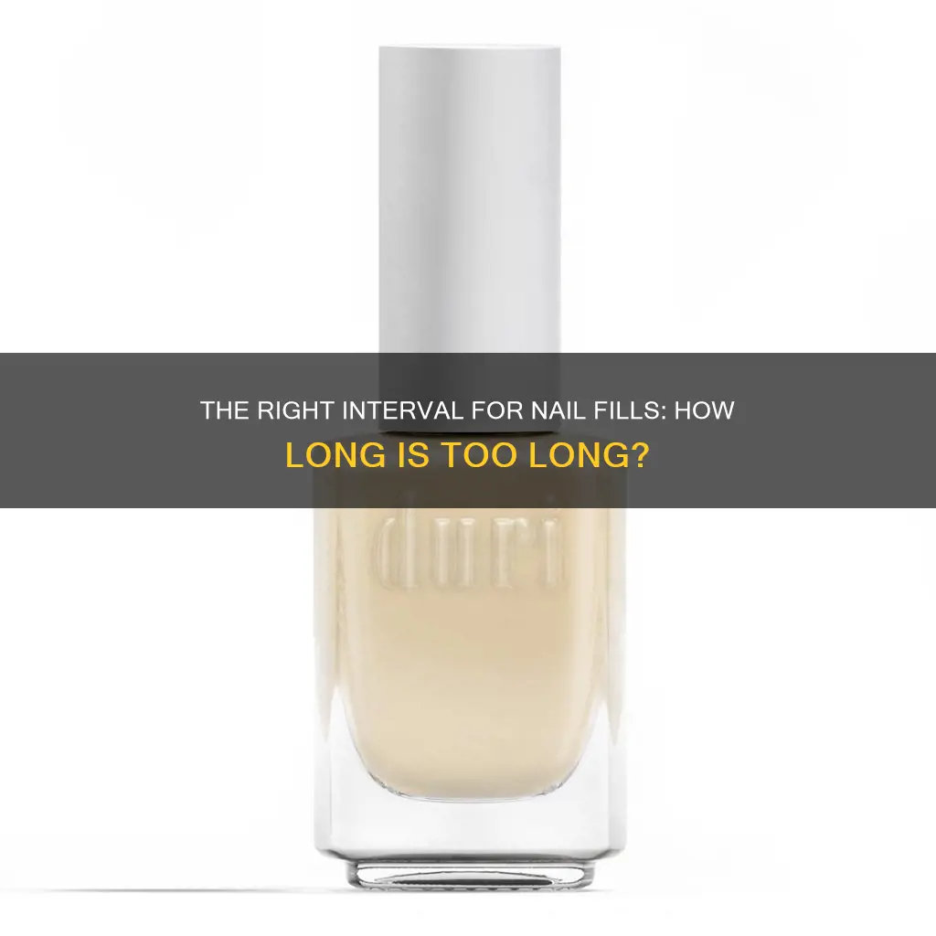 how long should you go between nail fills