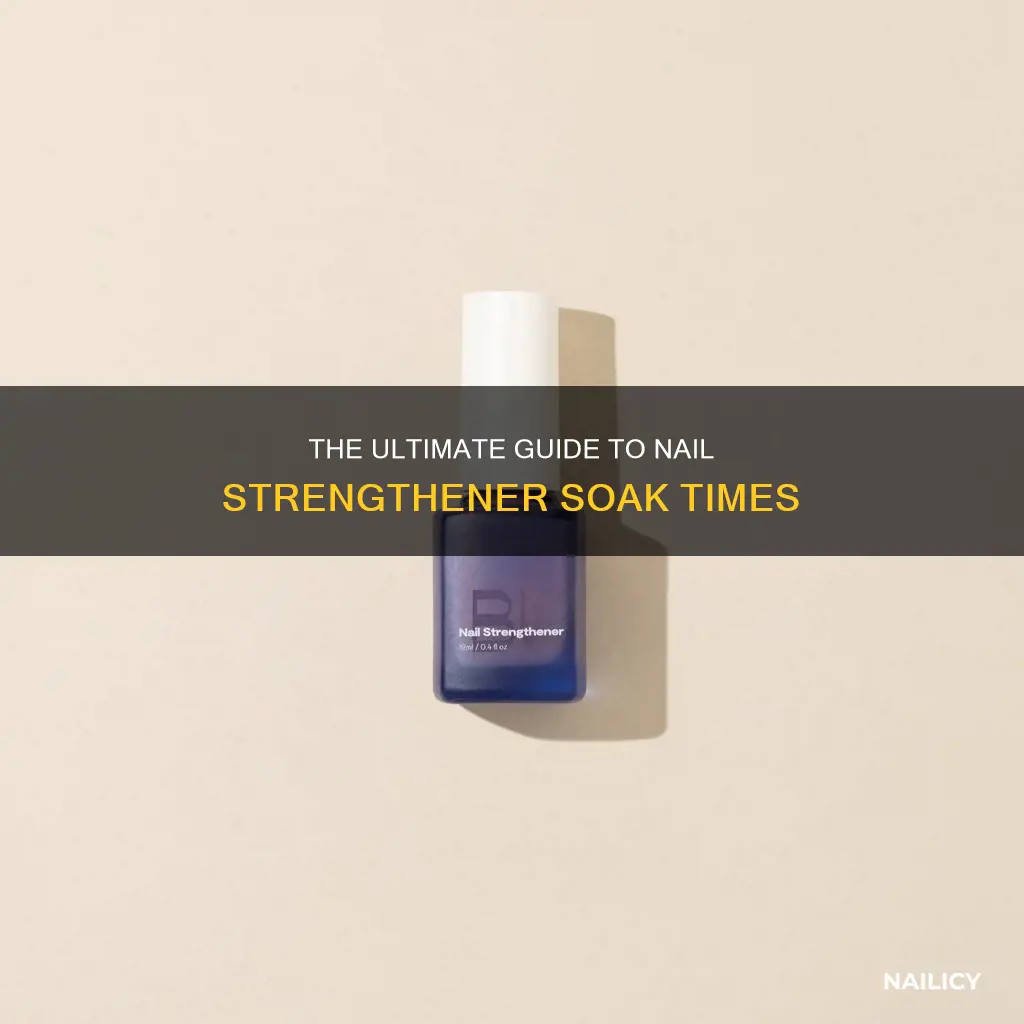 how long should you leave nail strengthener on