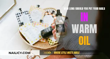 Warm Oil Soak: Ideal Duration for Healthy Nails