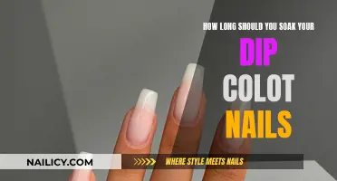 Soaking Dip-Colored Nails: How Long is Too Long?