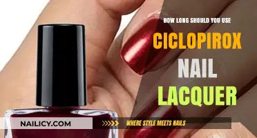 Optimal Duration for Ciclopirox Nail Lacquer: A Comprehensive Guide