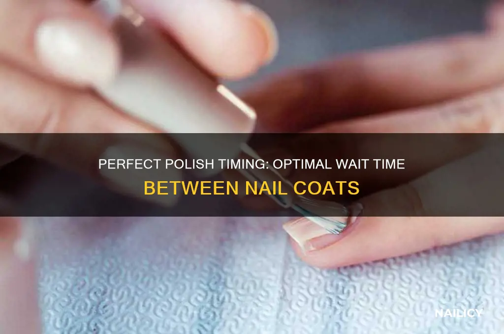 how long show you wait in between nail polish coats
