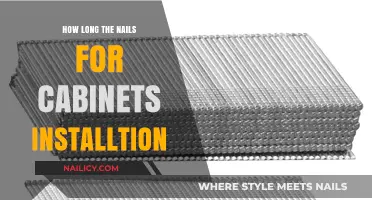 Selecting the Right Nails for Cabinet Installation