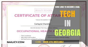 Nail Tech Training: Georgia's Certification Requirements and Timeline