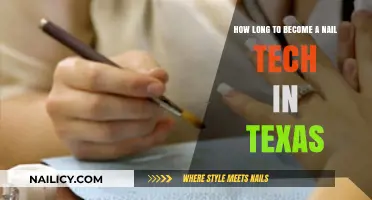 Becoming a Nail Technician in Texas: Time Commitment