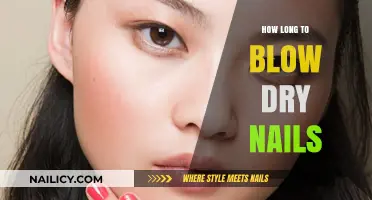 Quickly Drying Your Nails: Blow-Drying Time