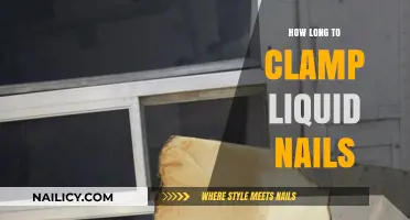 Clamping Liquid Nails: How Long Should You Wait?