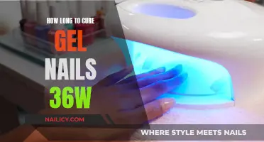 Gel Nails: Quick Cure Time Under 36W Light