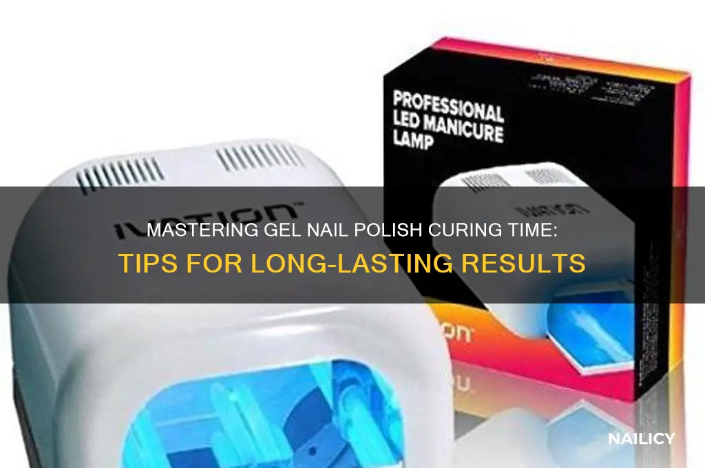 how long to cure gellen nail polish