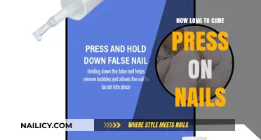 Press-On Nails: Drying Time and Curing Process