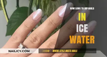 Dipping Nails in Ice Water: How Long is Too Long?