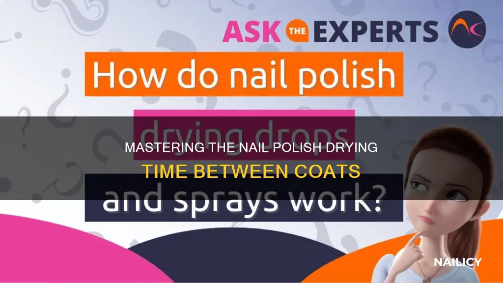 how long to dry before second coat nail polosh