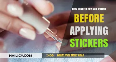 Perfect Nail Art: Drying Time Tips Before Applying Stickers