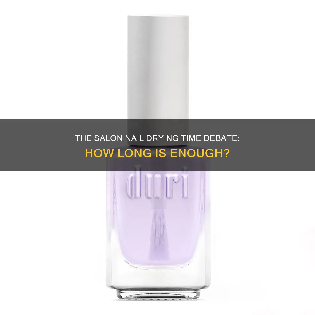 how long to dry nails at salon