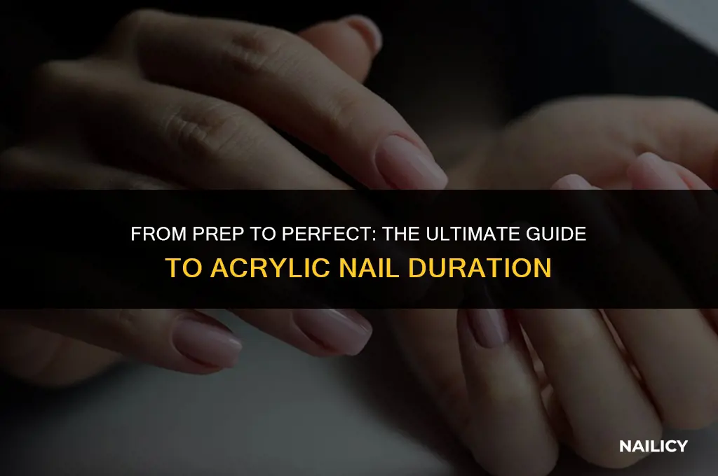 how long to get a full set of acrylic nails