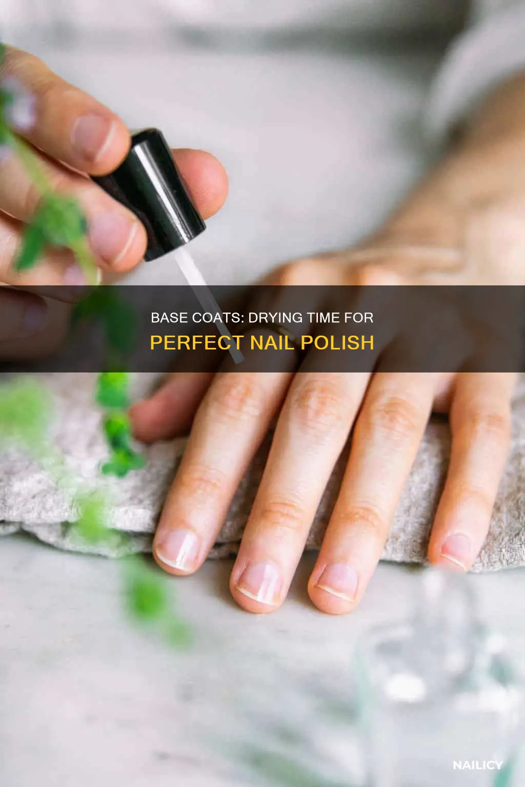 how long to let base coat dry nails
