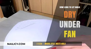 Nail Drying: Fan Power and Time Needed