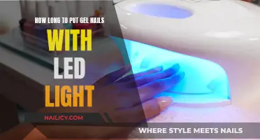 Gel Nails: LED Light Curing Time