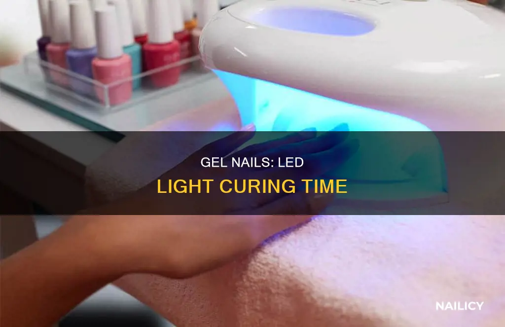 how long to put gel nails with led light